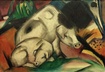 Franz Marc, Pigs (Sow) by klassik art