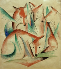 F.Marc, Vier Füchse von klassik art