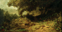 Forest Landscap / C. Spitzweg / Painting c.1870 by klassik art