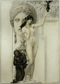 G.Klimt, Allegorie der Skulptur von klassik art