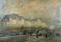 Paris / The Sluice de la Monnaie / Painting by klassik art