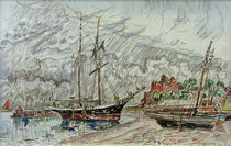 P.Signac, "Marina in Loquivy" / painting by klassik art
