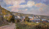 View of  La Bouille / A.C. Lebourg / Painting 1900 by klassik art