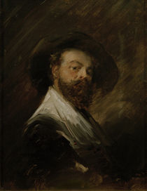 Wilhelm Busch, Self portrait, Dutch cost by klassik art