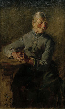 Wilhelm Busch, Alte Frau by klassik art