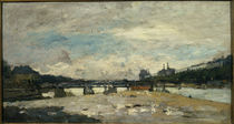 A.Lebourg, Bank of the River Seine by klassik art