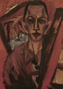 Ernst Ludwig Kirchner / Selbstbildnis von klassik art