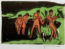 E.L.Kirchner, Bathers with Reed / 1910 by klassik art