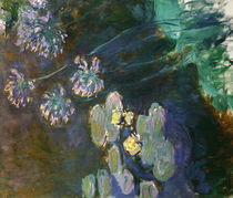 Monet / Waterlillies a. Agapanthus /1914 by klassik art