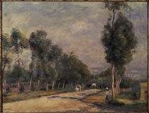 Renoir / Straße bei Louveciennes/1895 von klassik art