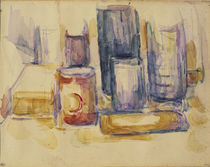 Cézanne, Küchentisch mit Töpfen.../1900 von klassik art