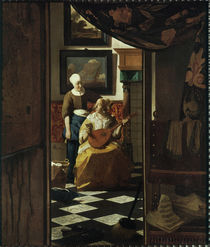 Vermeer / The love letter by klassik art