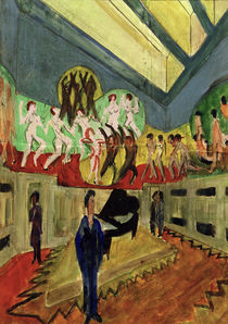  Ernst Ludwig Kirchner, Design for the walls of the podium in the ballroom in the Museum Folkwang by klassik art