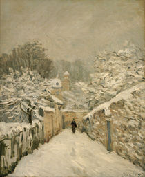 Sisley / Snow in Louveciennes by klassik art