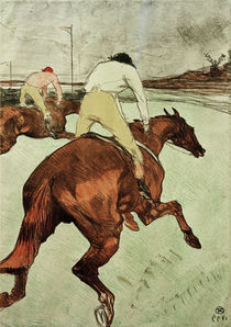 Toulouse-Lautrec / Jockey/ 1899 von klassik art
