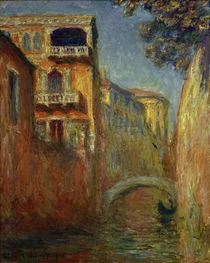 C. Monet, Venice, Rio della Salute / painting by klassik art