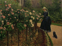 G.Caillebotte, Rosen im Garten von klassik art