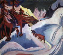 Ernst Ludwig Kirchner / Winter in Davos. von klassik art