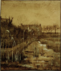 V. van Gogh, Ditch / Drawing / 1884 by klassik-art