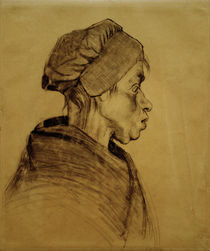 V. van Gogh, Head of a Woman / Draw./1885 by klassik art