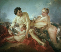 F.Boucher, Education of Cupid / Paint. by klassik art