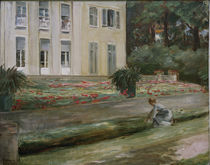 Liebermann / Flower Terrace / Painting by klassik art