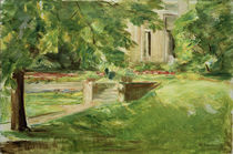 Liebermann painting / House and Terrace by klassik art
