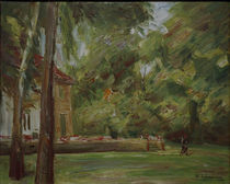 Liebermann / Birch grove / Painting by klassik art