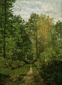 Monet / Forest path / Painting by klassik art