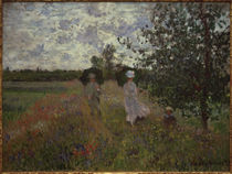 C.Monet, Promenade at Argenteuil, 1875 by klassik art
