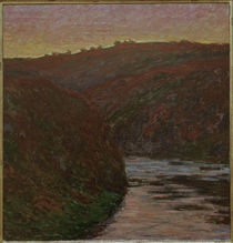 C.Monet, Die Creuse bei Sonnenuntergang von klassik art