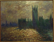 C.Monet, Das Parlament, Spiegelungen von klassik art