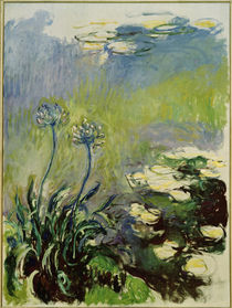 Claude Monet / Les Agapanthes by klassik art