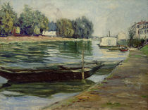 Banks of the Seine / G.Caillebotte / Painting 1891 by klassik art