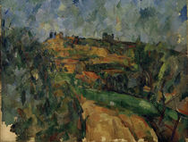 Winding Path Above Chemin des Lauves / P. Cézanne / Painting c.1904 by klassik art