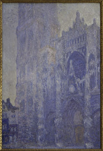 Monet / Rouen Cathedral Harmonie blanche by klassik art