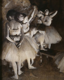 E.Degas / Ballet rehearsal on stage by klassik art