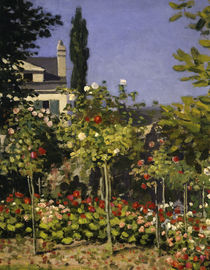 C.Monet / Garden in bloom (detail) by klassik art