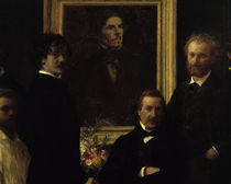 H.Fantin-Latour, Hommage à Delacroix by klassik art