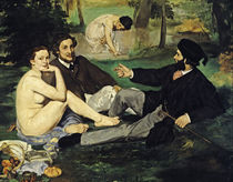 Edouard Manet, Déjeuner sur l’herbe/1863 by klassik art