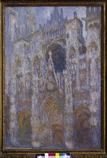 Monet / Rouen Cathedral sunlight / 1894 by klassik art