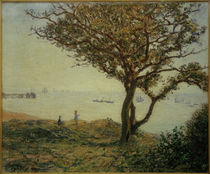 Cardiff Harbour (Boats in Cardiff Bay) / A. Sisley / Painting, 1897 by klassik art