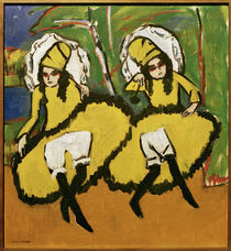 E.L.Kirchner, Zwei Tänzerinnen/1910–11 von klassik art
