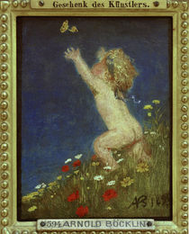 A.Böcklin, Nacktes Kind... von klassik art