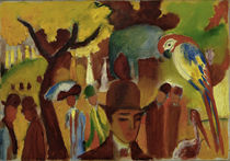 August Macke / Small Zoological Garden... / Painting, 1912 by klassik art