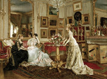 A.Stevens, Das Schreibzimmer des Malers von klassik art