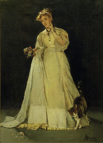 Ophelia or the Broken Bouquet / A. Stevens / Painting, c.1865/67 by klassik art