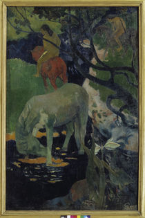 Gauguin / The white horse / 1893 by klassik art