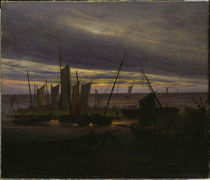 Friedrich / Ships in the harbour / 1828 by klassik art