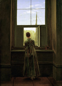 Friedrich / Woman at the window / 1822 by klassik art